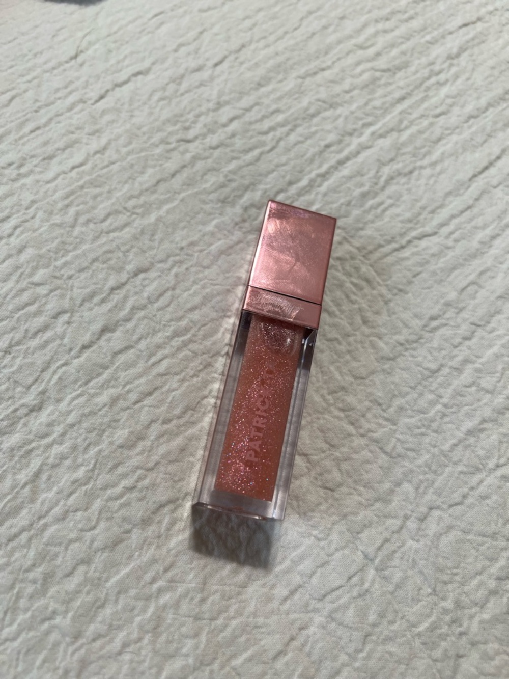 Shimmery “ice me down” Lip Gloss - Rose Sparkle
